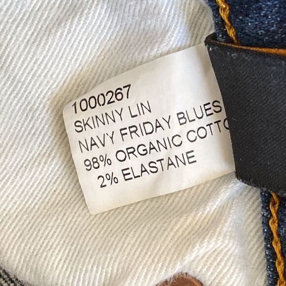 Nudie Jeans Skinny Lin Navy Friday Blues - Picture 11 of 16